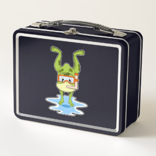 Lunch Box Grenouille à la plongée avec tuba
