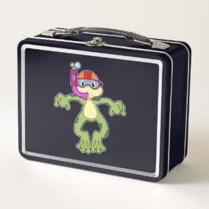 Lunch Box Grenouille à la plongée avec tuba