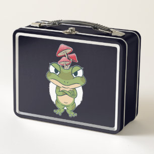 Lunch Box Grenouille drôle avec champignons