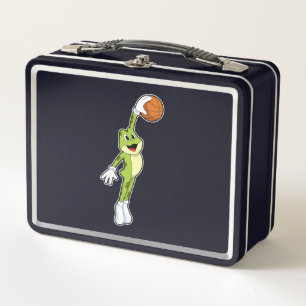 Lunch Box Grenouille en tant que joueur de basket-ball avec