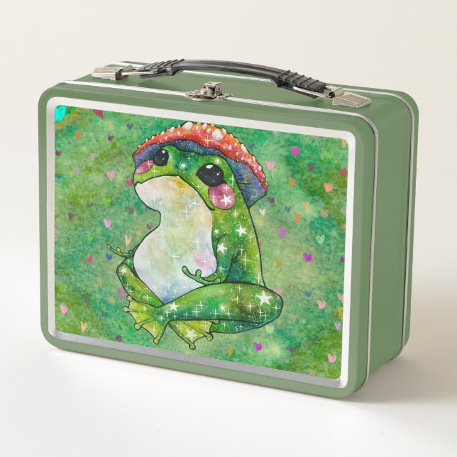 Lunch Box Grenouille nommée Clover (Devant)