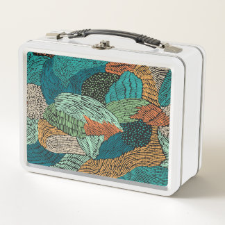Lunch Box Grunge Abstrait : Conception Motif transparente.