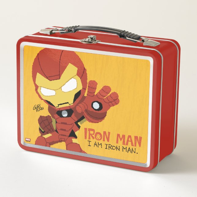 Lunch Box Guri Hiru Iron Man (Devant)
