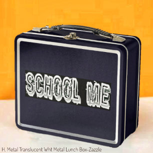 Lunch Box H. Métal Translucide-Wht