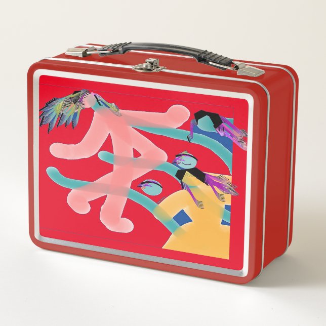 Lunch Box HAIR Retro Old School (Devant)