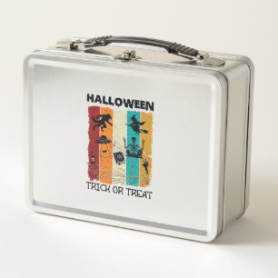 Lunch Box Halloween Trick Or Treat Loup-Garou Sorcière Squel