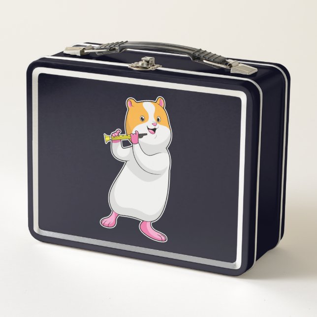Lunch Box Hamster à Musique avec Flûte (Devant)