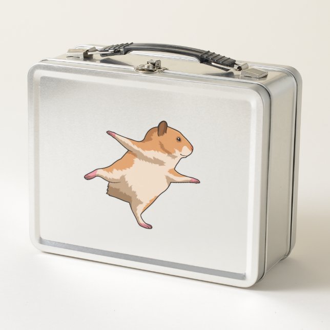 Lunch Box Hamster au Yoga Stretching Legs (Devant)