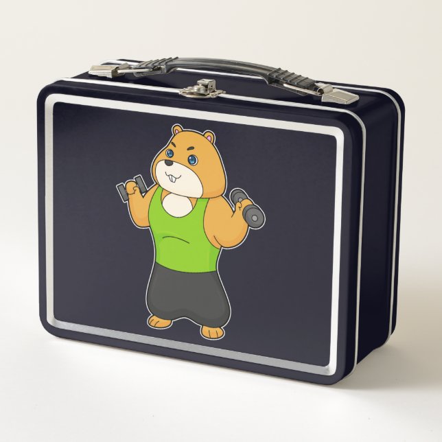 Lunch Box Hamster Fitness Dumbbell (Devant)