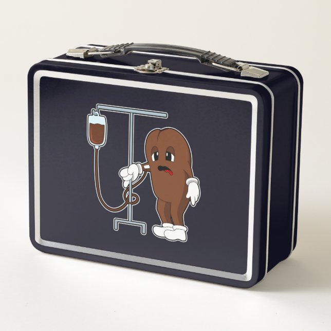 Lunch Box Haricot de café avec pot de café (Devant)