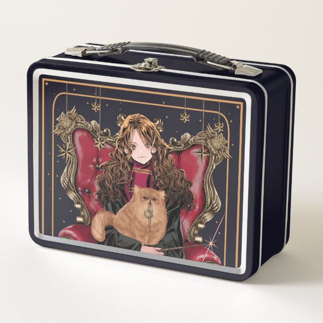 Lunch Box HARRY POTTER™ | Anime Hermione Granger assis (Devant)