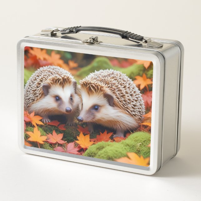 Lunch Box Hedgehog Animal Nature Wildlife Affection Caring (Devant)