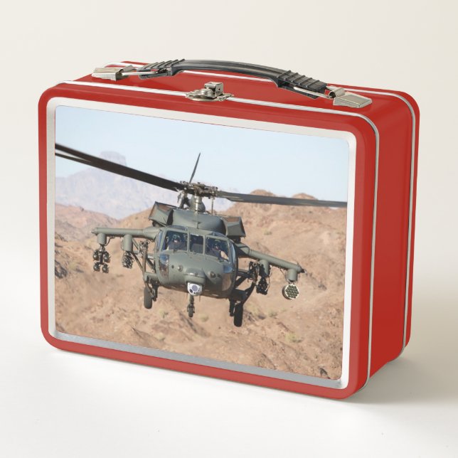 Lunch Box Hélicoptère de combat (Devant)