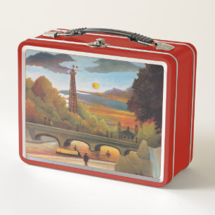 Lunch Box Henri Rousseau - Seine et Tour Eiffel au coucher d