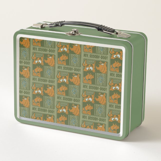 Lunch Box Hey Scooby-Doo Carré tribal Graphic (Devant)