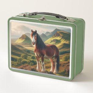 Lunch Box Highlands d'Écosse cheval Clydesdale