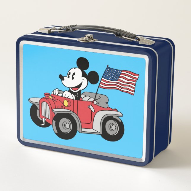 Lunch Box Holiday Mickey | Rouge convertible (Devant)
