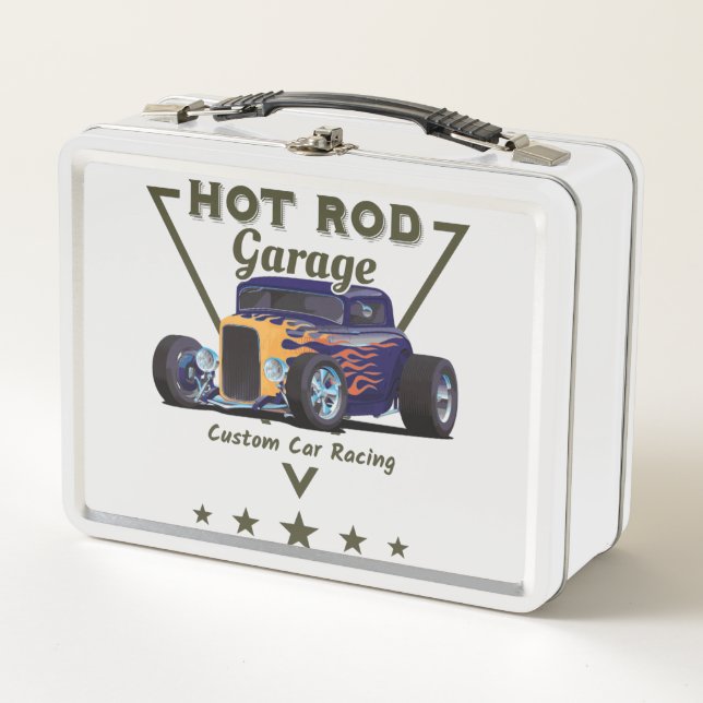 Lunch Box Hot Rod Garage! (Devant)