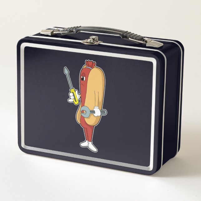 Lunch Box Hotdog en mécanique avec outil (Devant)
