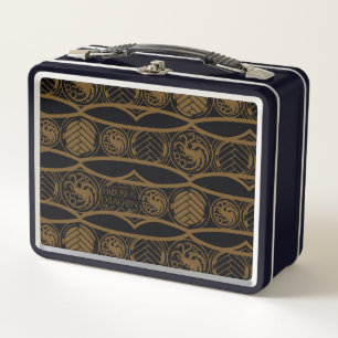 Lunch Box HOUSE of the Dragon   Targaryen Stripe Pattern