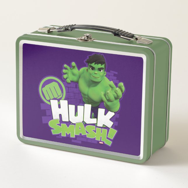 Lunch Box HULK SMASH ! Graphique de caractères (Devant)