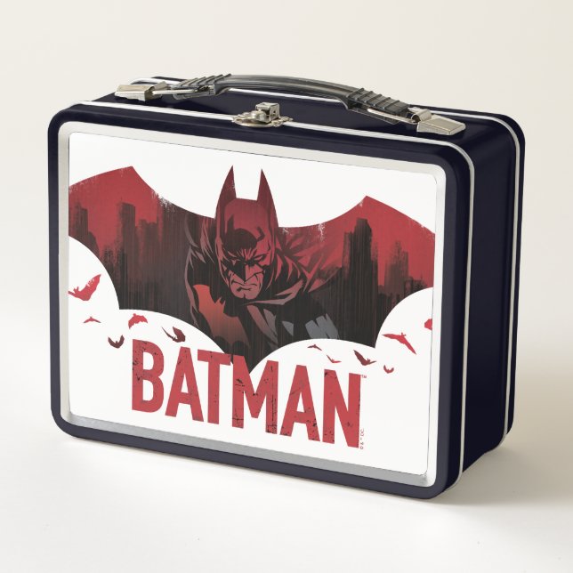 Lunch Box Icône gotham de Batman Crimson (Devant)