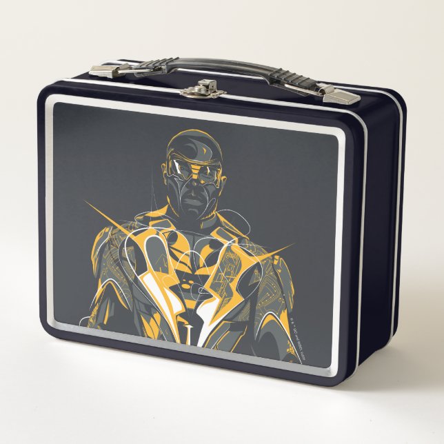 Lunch Box Illustration Black Lightning (Devant)