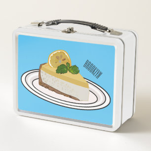 Lunch Box Illustration de citron cheesecake