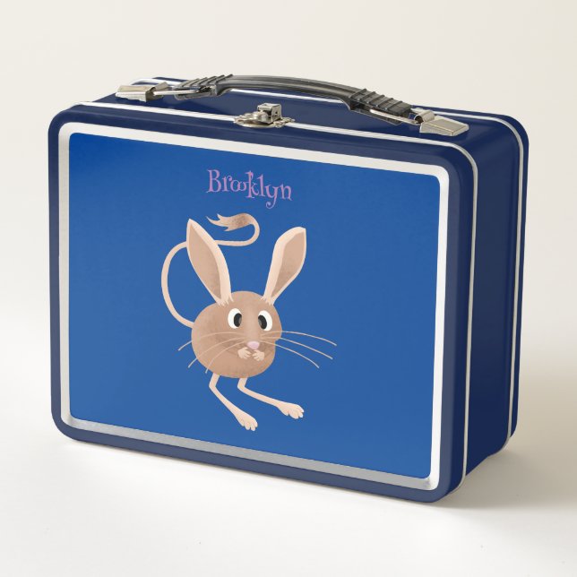 Lunch Box Illustration de dessin animé de jerboa aux longues (Devant)