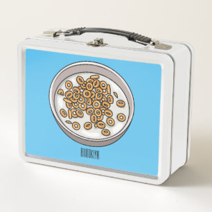 Lunch Box Illustration de dessin sur les céréales