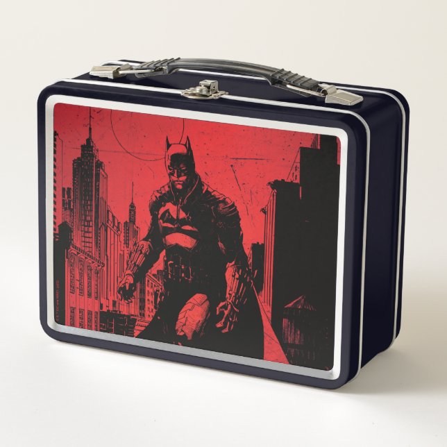 Lunch Box Illustration de la bande dessinée de Batman (Devant)
