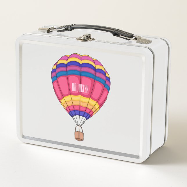 Lunch Box Illustration de la montgolfière (Devant)