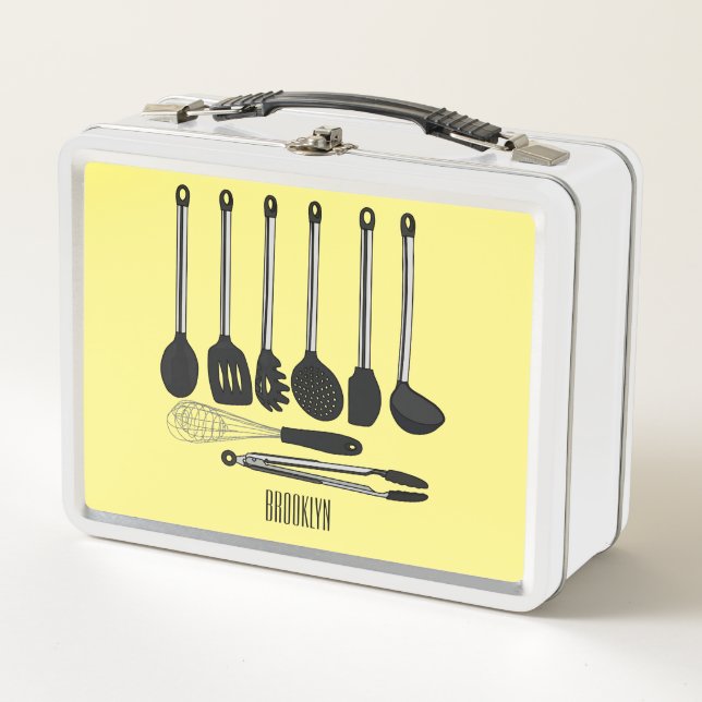 Lunch Box Illustration de l'ustensile de cuisine (Devant)