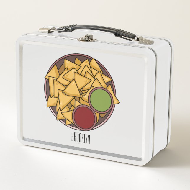 Lunch Box Illustration de Nachos (Devant)