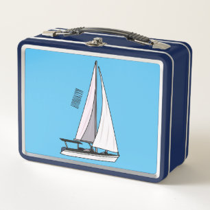 Lunch Box Illustration de voilier