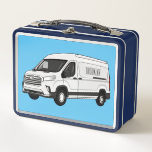 Lunch Box Illustration du fourgon de livraison