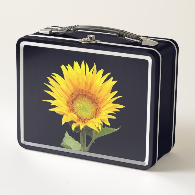 Lunch Box Illustration du tournesol (Devant)