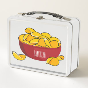 Lunch Box Illustration d'une puce de pomme de terre