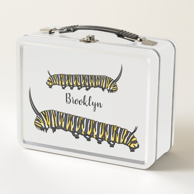 Lunch Box Illustration Monarch caterpillar (Devant)