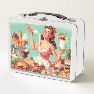 Lunch Box Illustration vintage de l'alimentation