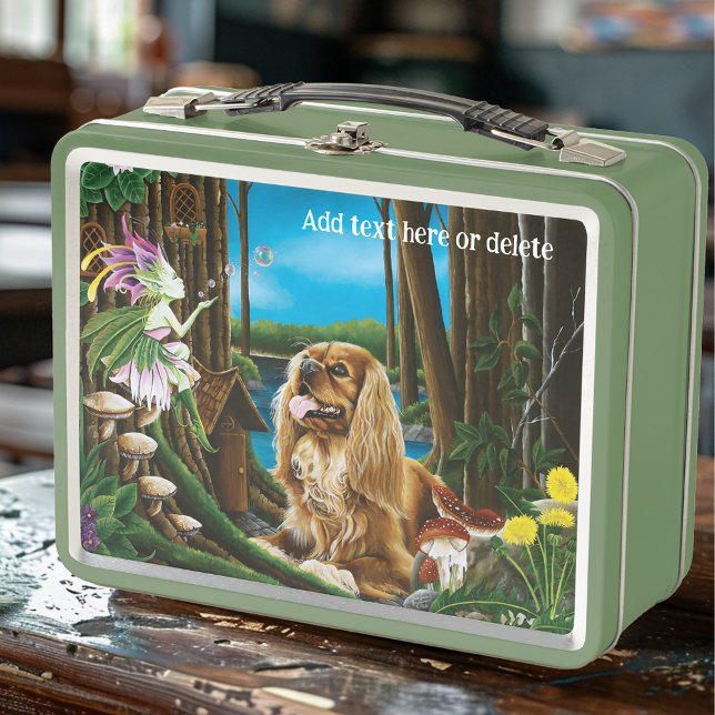 Lunch Box Imaginaire du roi Charles Spaniel Sprite (Créateur téléchargé)