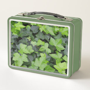 Lunch Box Impression botanique verte Ivy