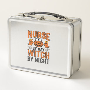 Lunch Box Infirmière Halloween Sorcière De Nuit Vintage Shir