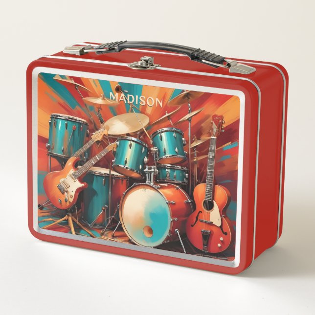 Lunch Box Instruments de musique de nom personnalisé (Devant)