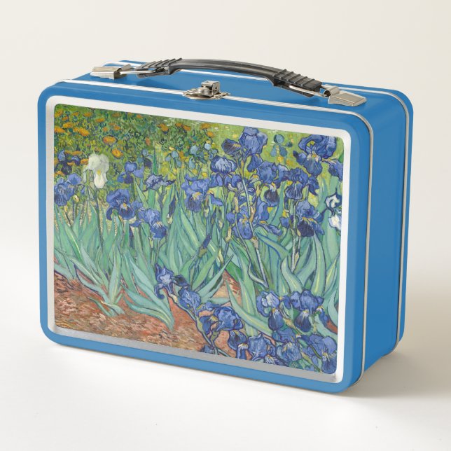 Lunch Box Irises par Van Gogh (Devant)