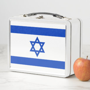 Lunch Box Israël drapeau bleu et blanc moderne patriotique