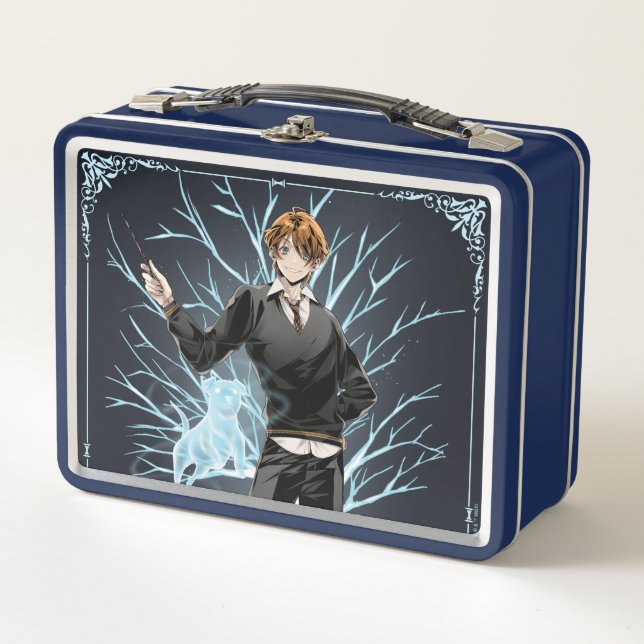 Lunch Box Jack Russell Terrier Patronus d'Anime Ron Weasley (Devant)