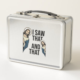 Lunch Box J'ai vu ce Jésus drôle qui regarde la conception d