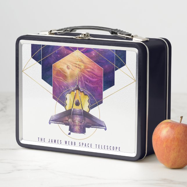 Lunch Box James Webb télescope spatial Illustration Art (En situation)