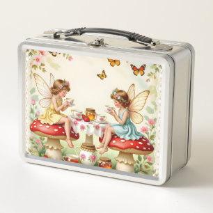 Lunch Box Jardin de pique-nique fée florale vintage